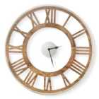 Costway 20 Inch Silent Wall Clock with Classic Frame-L