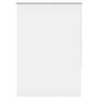 vidaXL Roller Blind Blackout White 90x130 cm Fabric Width 85.7 cm Polyester