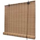vidaXL Brown Bamboo Roller Blinds 100 x 160 cm