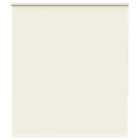 vidaXL Roller Blind Blackout Off White 130x150 cm Fabric Width 126.6 cm Polyester