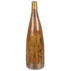 Beliani Flower Vase BURGOS Ceramic 52 cm Brown