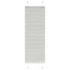 vidaXL Pleated Blind Light Grey 50x150 cm Fabric Width 49.4 cm Polyester
