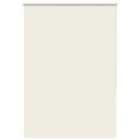 vidaXL Roller Blind Blackout Off White 100x130 cm Fabric Width 95.7 cm Polyester
