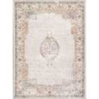 Livabliss Deepika Machine Washable Oriental Boho Grey/Brown Area Rug (200 x 275 cm)