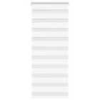 vidaXL Zebra Blind White 55x150 cm Fabric Width 50.9 cm Polyester