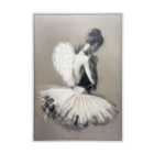 Hazel Bowman Angel Wings Ii Framed Canvas With Handpaint 72X102Cm