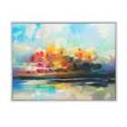 Scott Naismith Cloud Flow Framed Canvas With Handpaint 62X82Cm