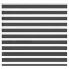 vidaXL Zebra Blind Black 165x100 cm Fabric Width 160.9 cm Polyester