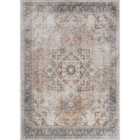 Livabliss Alora Machine Washable Oriental Boho Burnt Orange Area Rug (120 x 170 cm)