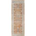 Livabliss Avni Machine Washable Oriental Boho Burnt Orange Runner Rug (80 x 220 cm)