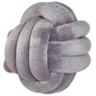 Beliani Throw Cushion MALNI Velvet 30 x 30 cm Grey Solid