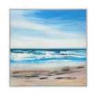 Joanne Last All About The Sea Framed Canvas With Handpaint 87X87Cm