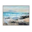 Joanne Last Orange Glow Framed Canvas With Handpaint 62X82Cm