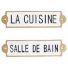 Beliani Wall Decor ISERE 6 cm White