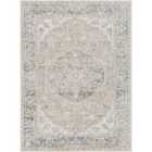 Livabliss Amayra Machine Washable Traditionnal Boho Olive/Dark Blue Area Rug (200 x 275 cm)