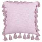 Beliani Throw Cushion LYNCHIS Cotton 45 x 45 cm Pink