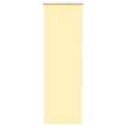 vidaXL Roller Blind Blackout Yellow 45x175 cm Fabric Width 40.7 cm Polyester