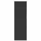 vidaXL Roller Blind Blackout Black 45x150 cm Fabric Width 40.7 cm Polyester