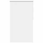 vidaXL Roller Blind Blackout White 130x230 cm Fabric Width 126.6 cm Polyester