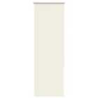 vidaXL Roller Blind Blackout Off White 55x130 cm Fabric Width 50.7 cm Polyester