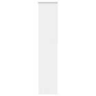 vidaXL Roller Blind Blackout White 55x210 cm Fabric Width 50.7 cm Polyester