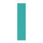 vidaXL Pleated Blind Petrol Green 40x200 cm Fabric Width 39.4 cm Polyester