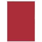 vidaXL Roller Blind Blackout Red 105x130 cm Fabric Width 100.7 cm Polyester
