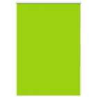 vidaXL Roller Blind Blackout Leaves Green 100x130 cm Fabric Width 95.7 cm Polyester