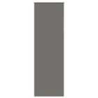vidaXL Roller Blind Blackout Grey 70x210 cm Fabric Width 65.7 cm Polyester