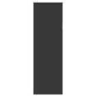 vidaXL Roller Blind Blackout Black 85x210 cm Fabric Width 80.7 cm Polyester