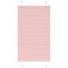 vidaXL Pleated Blind Pink 75x100 cm Fabric Width 74.4 cm Polyester