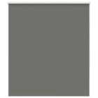 vidaXL Roller Blind Blackout Grey 135x175 cm Fabric Width 131.6 cm Polyester