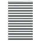 vidaXL Zebra Blind Dark Grey 140x230 cm Fabric Width 135.9 cm Polyester