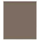vidaXL Roller Blind Blackout Coffee 120x130 cm Fabric Width 116.6 cm Polyester