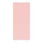 vidaXL Pleated Blind Pink 85x200 cm Fabric Width 84.4 cm Polyester