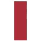 vidaXL Roller Blind Blackout Red 60x130 cm Fabric Width 55.7 cm Polyester