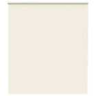 vidaXL Roller Blind Blackout Off White 120x150 cm Fabric Width 116.6 cm Polyester