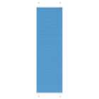 vidaXL Pleated Blind Blue 60x200 cm Fabric Width 59.4 cm Polyester