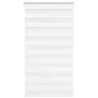 vidaXL Zebra Blind White 85x100 cm Fabric Width 80.9 cm Polyester