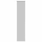 vidaXL Roller Blind Blackout Light Grey 50x210 cm Fabric Width 45.7 cm Polyester