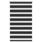 vidaXL Zebra Blind 50 x 100 cm Black