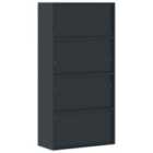 vidaXL File Cabinet Anthracite 90x40x220 cm Steel