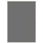 vidaXL Roller Blind Blackout Grey 115x130 cm Fabric Width 110.7 cm Polyester