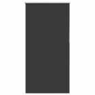 vidaXL Roller Blind Blackout Black 70x130 cm Fabric Width 65.7 cm Polyester