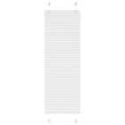 vidaXL Pleated Blind White 40x150 cm Fabric Width 39.4 cm Polyester
