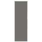 vidaXL Roller Blind Blackout Grey 40x175 cm Fabric Width 35.7 cm Polyester