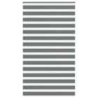 vidaXL Zebra Blind Dark Grey 135x200 cm Fabric Width 130.9 cm Polyester