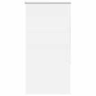 vidaXL Roller Blind Blackout White 70x130 cm Fabric Width 65.7 cm Polyester