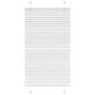 vidaXL Pleated Blind White 70x150 cm Fabric Width 69.4 cm Polyester