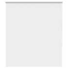 vidaXL Roller Blind Blackout White 125x150 cm Fabric Width 121.6 cm Polyester